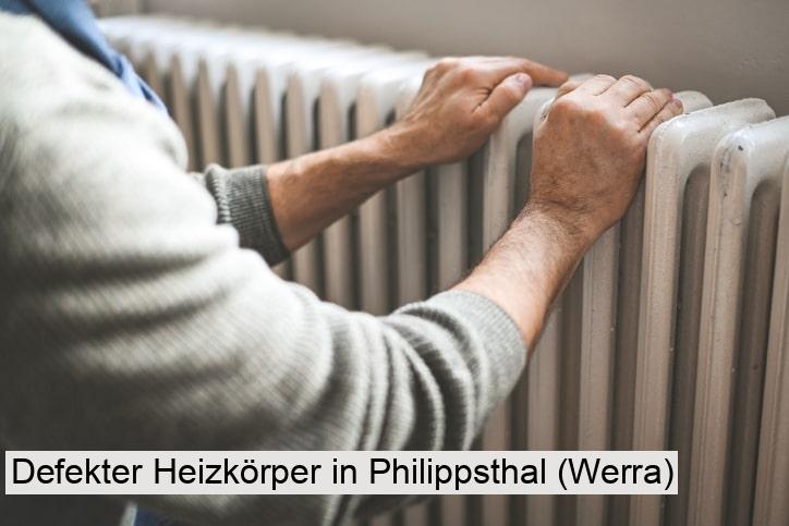 Defekter Heizkörper in Philippsthal (Werra)